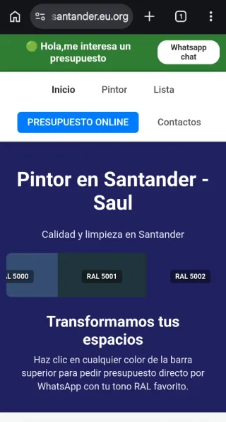 Pintor Santander: Humedad y Moho