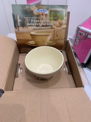 Set 2 Tazze Mulino Bianco con Vassoio/tazza grande