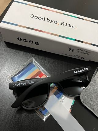 Gafas de sol Goodbye, Rita. Negras