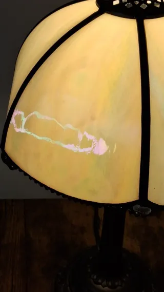Lámpara 20cm diámetro marfil estilo Tiffany!