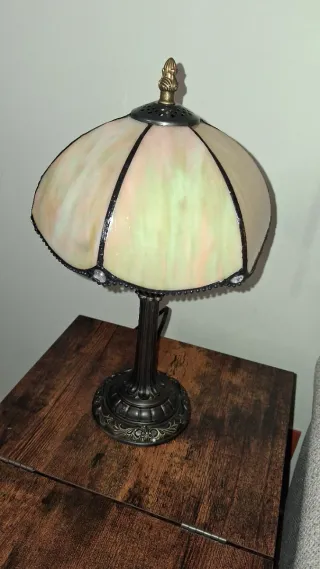Lámpara 20cm diámetro marfil estilo Tiffany!