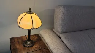 Lámpara 20cm diámetro marfil estilo Tiffany!