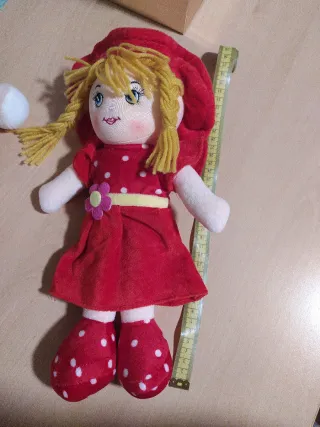 Muñeca y Perrito de Peluche