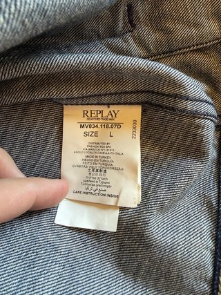 Giacca di jeans Replay taglia L