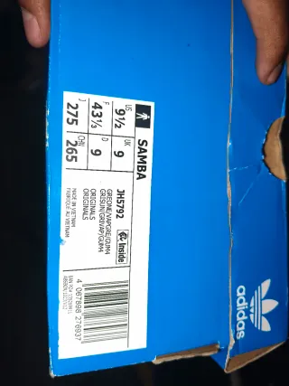 Adidas Samba OG/Vegan Blancas Rayas Beige