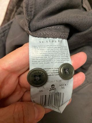 Pantalón Scalpers Gris