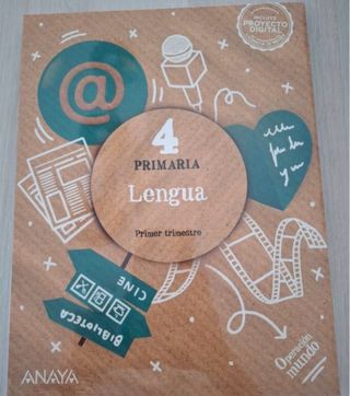 Lengua 4 de primaria. Anaya. Primer trimestre