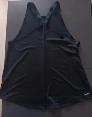 Camiseta Adidas Negra Mujer