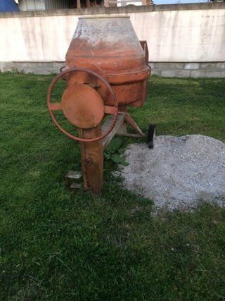 Betoniera 330L Arancione Usata
