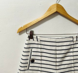 Short de rayas blanco y azul Zara mujer Talla S