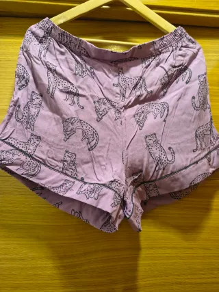 Pijama Verano TEX Talla M Leopardo