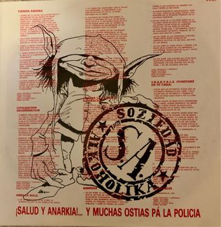 Vinilo Soziedad Alkoholika Punk Rock