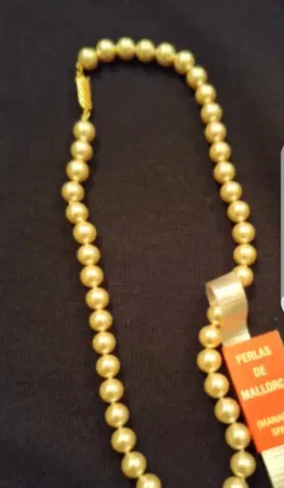 Collar Majorica Piedras Rojas