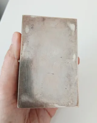 Baúl joyero de plata