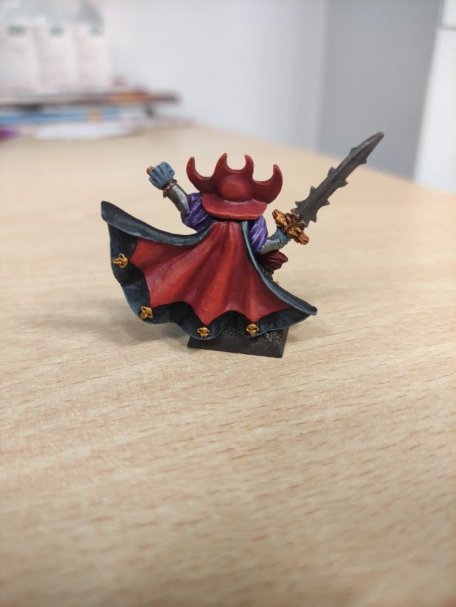 Warhammer Vampire Lord Miniatura Pintada 3 edición