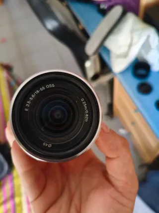 Objetivos de cámaras Sony, pentax m42 y canon