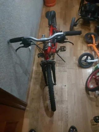 Bicicleta Roja Montaña