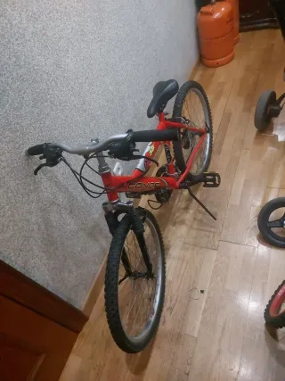 Bicicleta Roja Montaña