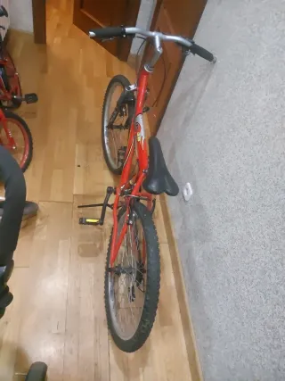 Bicicleta Roja Montaña