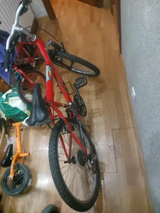 Bicicleta Roja Montaña