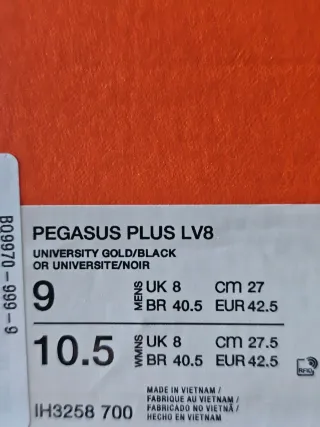 Nike Pegasus Plus LV8 Amarillo