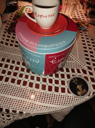 Tazas de Espresso con Plato