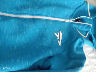 Sudadera Pysiq Apparell Azul y Turquesa