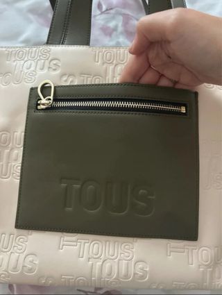 Bolso Tous Grande Beige y Verde Oliva