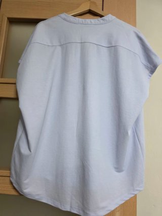 Blusa manga corta WOMAN azul talla S