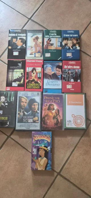 Set VHS Film La Repubblica Cinema