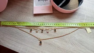 Collar Tous Oso Negro y Dorado