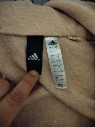 Sudadera Adidas Rosa Cremallera
