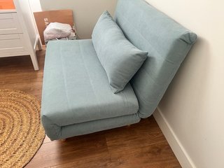 Sillón cama Nio verde agua