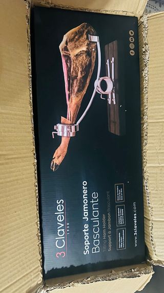 Jamonero basculante 3 claveles