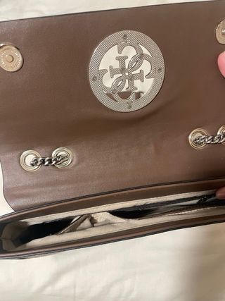 Bolso Guess Beige y Marrón