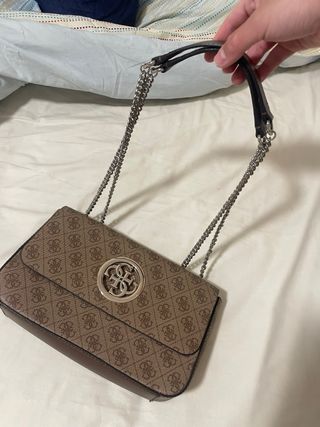 Bolso Guess Beige y Marrón