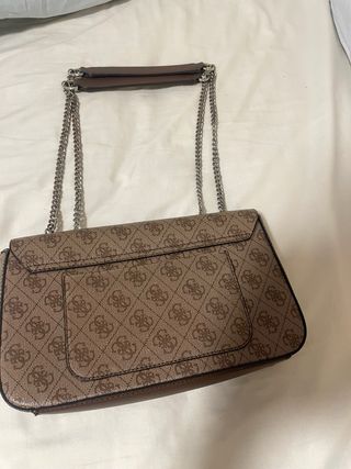 Bolso Guess Beige y Marrón