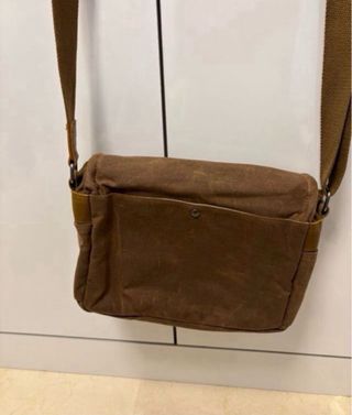 Bolso Barbour Piel y Lona Marrón