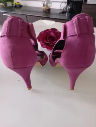 Zapatos FOSCO+broche flor