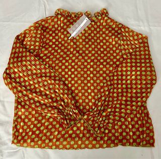 Blusa Stile Vintage Chic Pois Lurex S/M