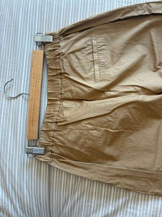 Pantalón Zara Beige Bolsillos