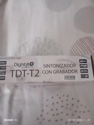 TDT T2 DigiVolt 7407 con Grabador