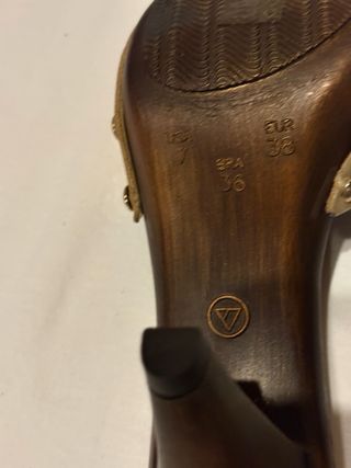 Sandali donna in legno tacco alto