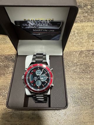 Reloj Martyn Line Plata con Cristales