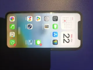 iPhone 11 Negro/Gris Espacial Batería salud 81%.