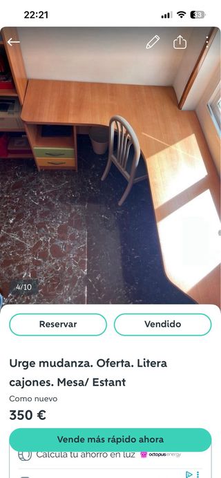 Urgente. Oferta.Mesa estudio y estantería infantil