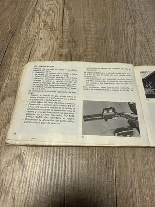 Manual de instrucciones Derbi Sport Coppa 74cc.