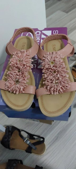 Sandalias de cuña mujer negras y marrones talla 36