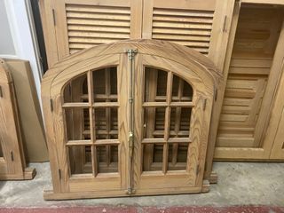 Ventana madera mobila nueva estilo inglés