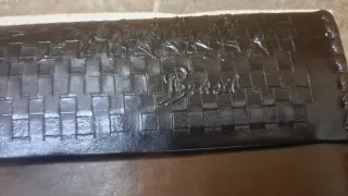 Cartera Cuero Brasil Años 70 Nueva